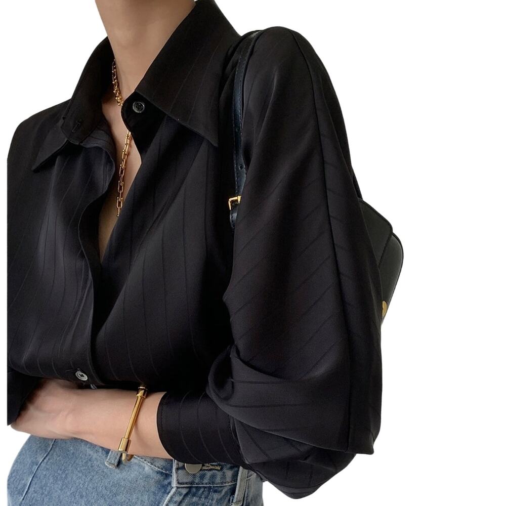 Commense Black Blouse